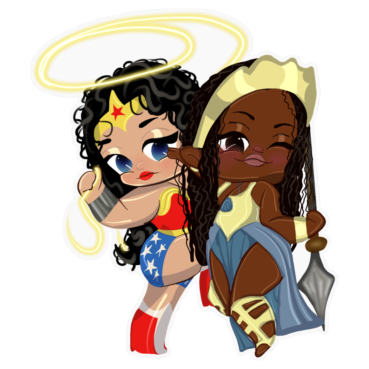 Wonder Women Stickers