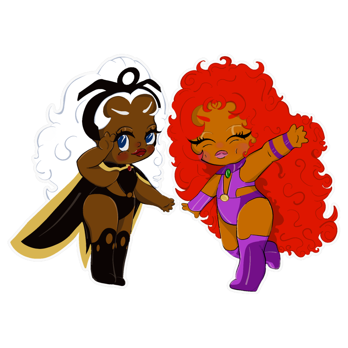 Big Hair Comic Besties