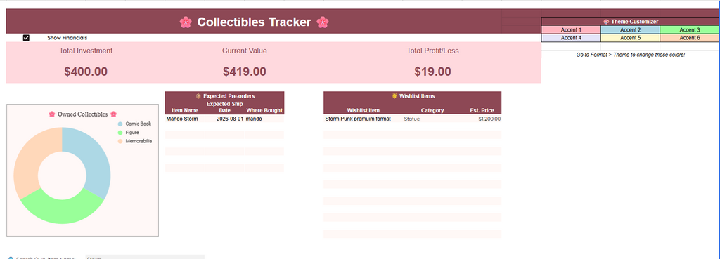 Collection Tracker